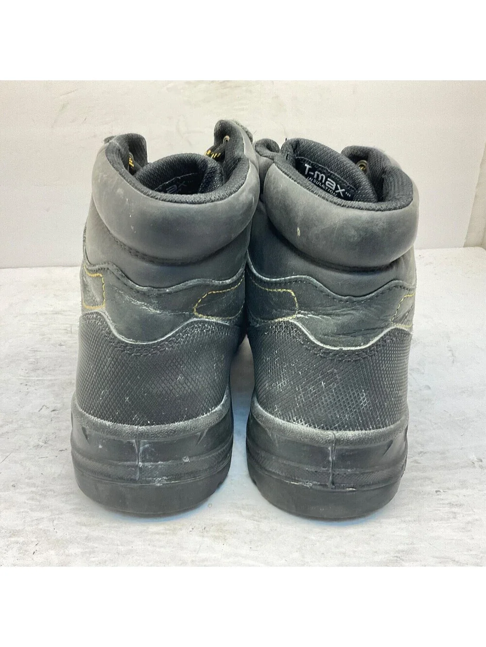DAKOTA Men's 6'' 877 STEEL TOE STEEL PLATE Work Boots Black Size 10M